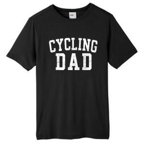 Cycling Dad Classic Bold Font FatherS Day Daddy Tall Fusion ChromaSoft Performance T-Shirt