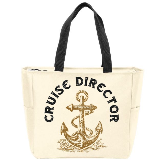 Cruise Director Cruising Cruise Ship Zip Tote Bag