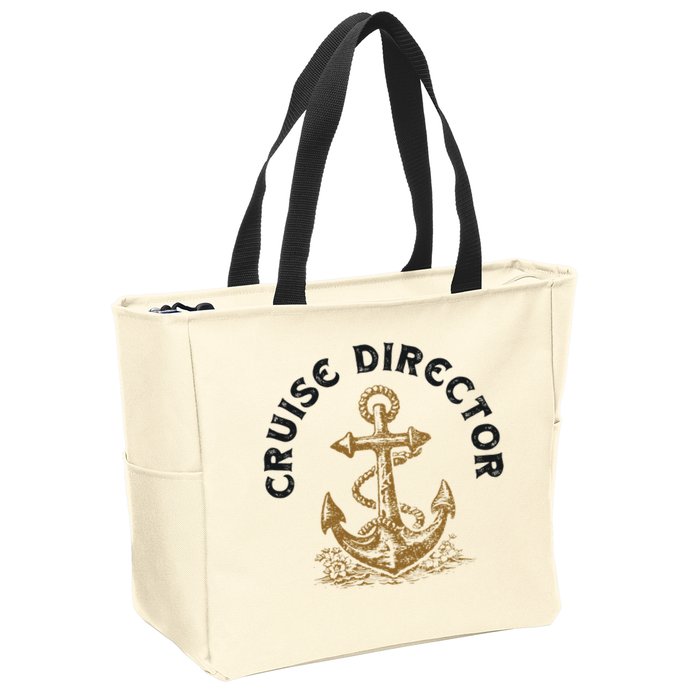 Cruise Director Cruising Cruise Ship Zip Tote Bag
