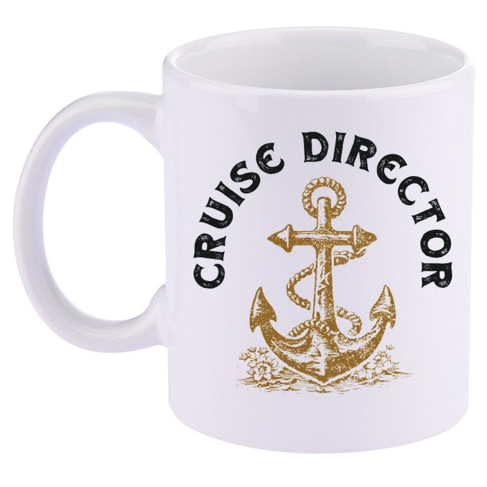 Cruise Director Cruising Cruise Ship 11oz C Handle Ceramic Mug