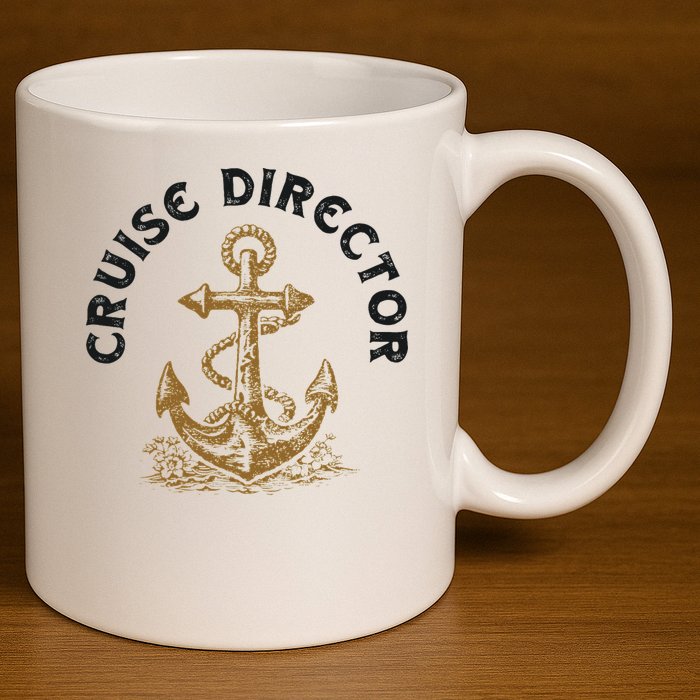 Cruise Director Cruising Cruise Ship 11oz C Handle Ceramic Mug