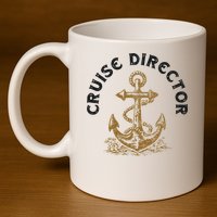 Cruise Director Cruising Cruise Ship 11oz C Handle Ceramic Mug