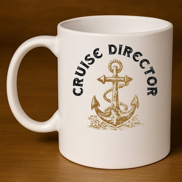Cruise Director Cruising Cruise Ship 11oz C Handle Ceramic Mug