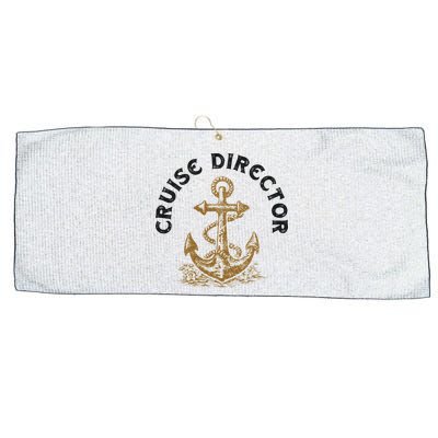 Cruise Director Cruising Cruise Ship Large Microfiber Waffle Golf Towel