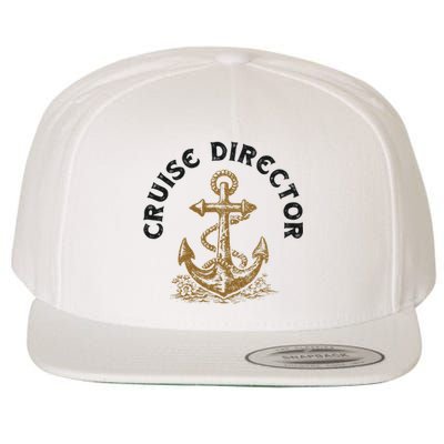 Cruise Director Cruising Cruise Ship Wool Snapback Cap