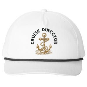 Cruise Director Cruising Cruise Ship Snapback Five-Panel Rope Hat