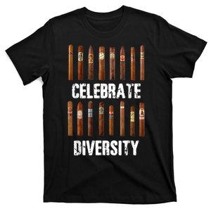 Celebrate Diversity Cigars Premium Funny Gift T-Shirt