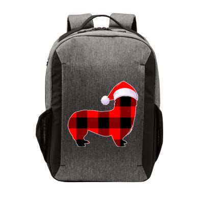 Corgi Dog Christmas Buffalo Plaid Funny Xmas Santa Hat Gift Vector Backpack