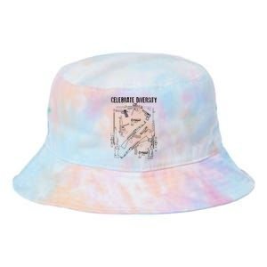 Celebrate Diversity | Cute Black Firearm Owners Funny Gift Tie Dye Newport Bucket Hat