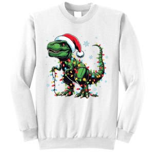 Christmas Dinosaur Christmas Trex Christmas Dino Sweatshirt