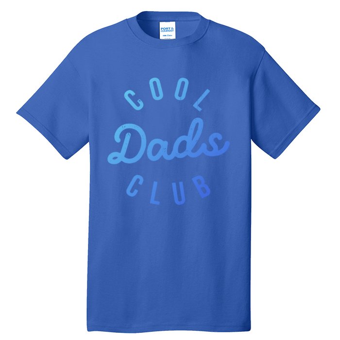 Cool Dads Club Vintage Dad Retro Fathers Day Costume Funny Gift Tall T-Shirt