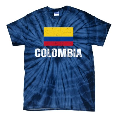 Colombia Design Columbian Clothing Outfit Tie-Dye T-Shirt