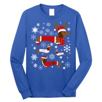 Cute Dachshund Christmas For Dog Lovers Gift Long Sleeve Shirt