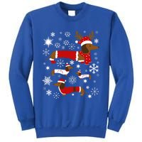 Cute Dachshund Christmas For Dog Lovers Gift Sweatshirt