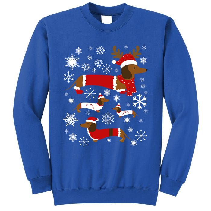 Cute Dachshund Christmas For Dog Lovers Gift Sweatshirt