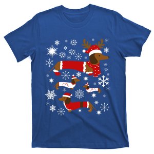 Cute Dachshund Christmas For Dog Lovers Gift T-Shirt