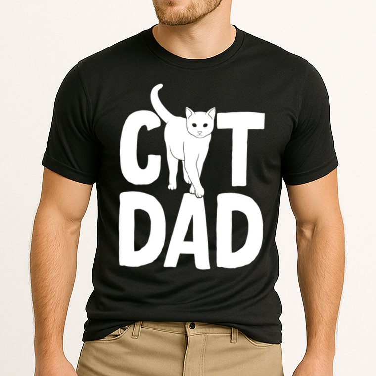 Cat Dad Performance Shirt