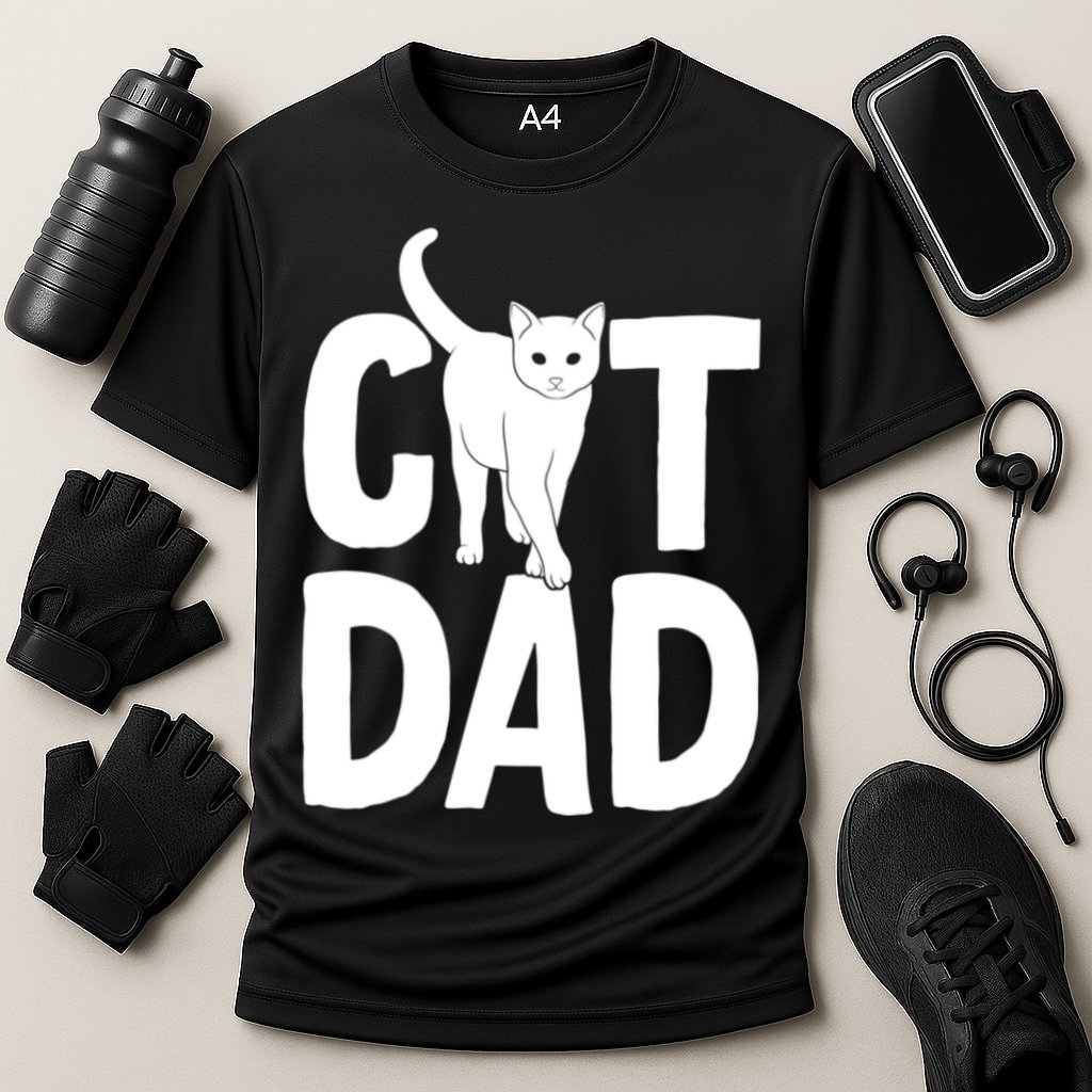 Cat Dad Performance Shirt