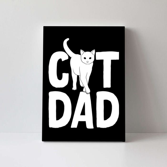 Cat Dad Canvas