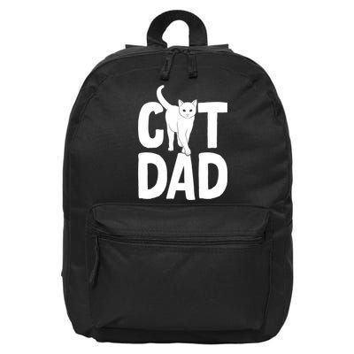 Cat Dad 16 in Basic Backpack