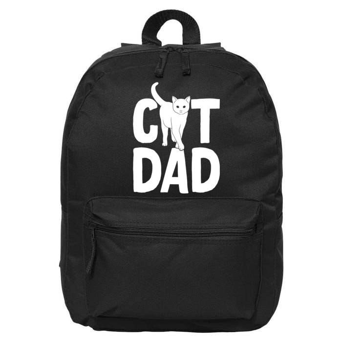 Cat Dad 16 in Basic Backpack