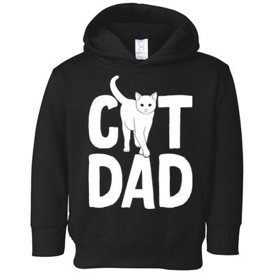 Cat Dad Toddler Hoodie