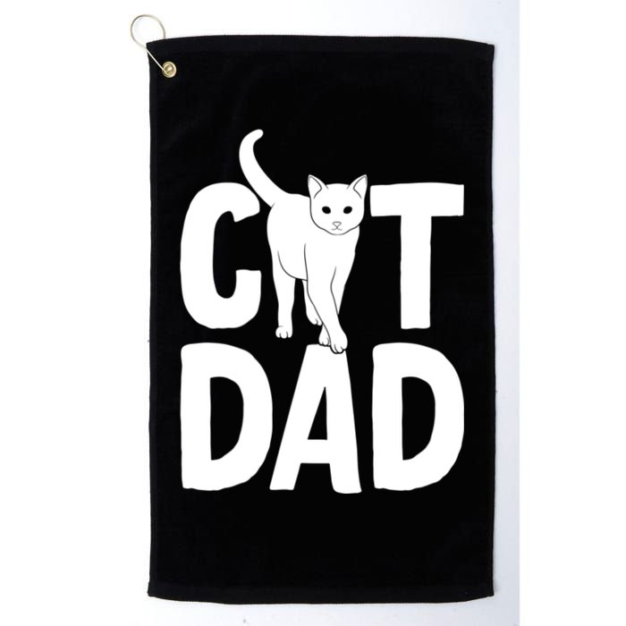 Cat Dad Golf Towel