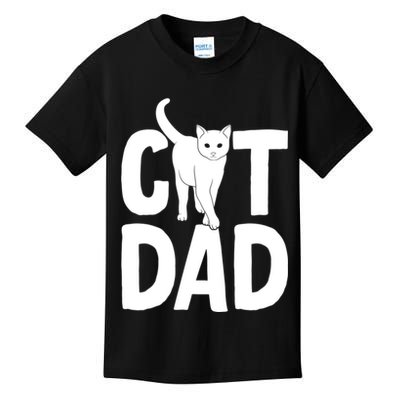 Cat Dad Kids T-Shirt