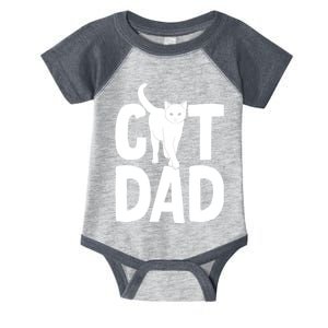 Cat Dad Infant Baby Jersey Bodysuit