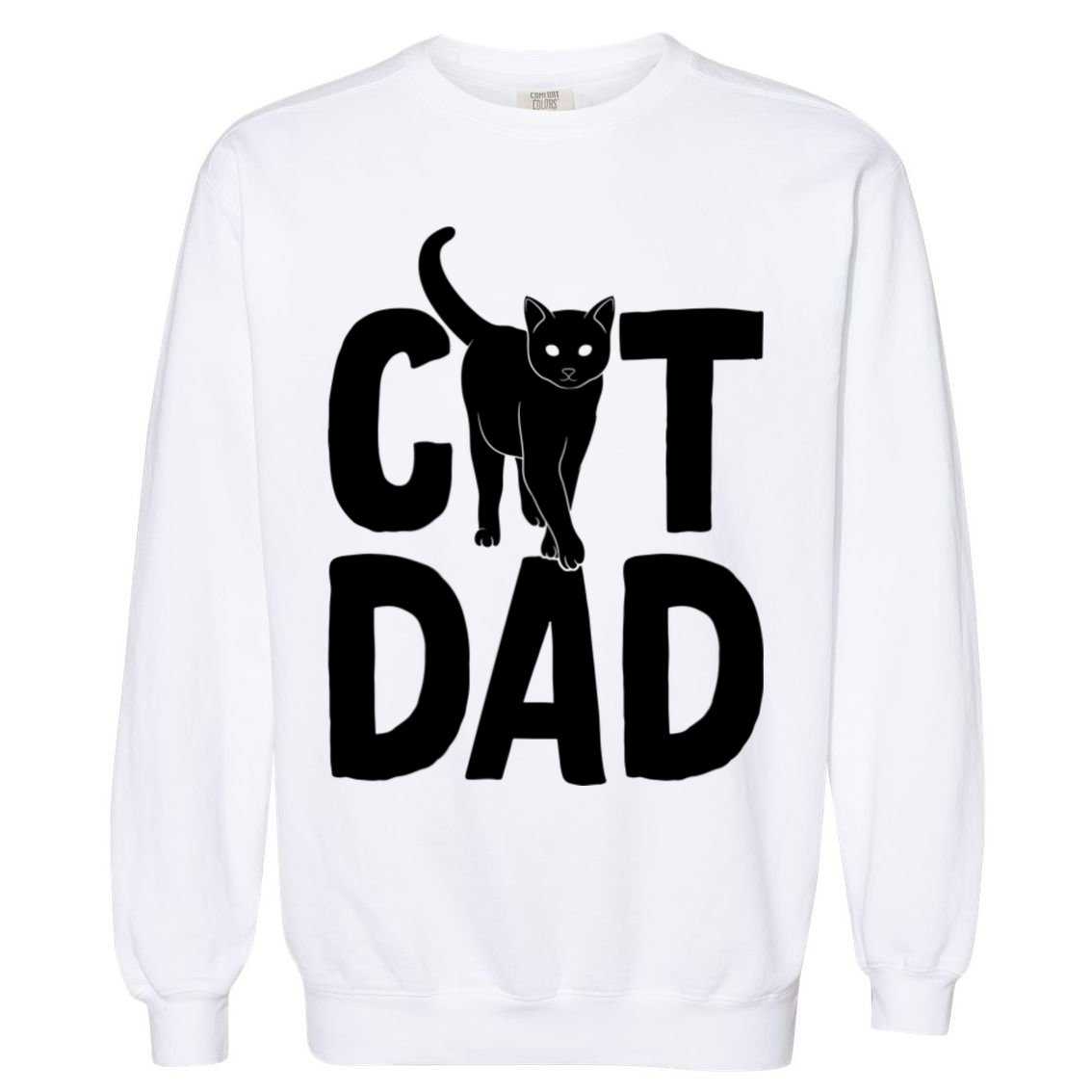 Cat Dad Garment-Dyed Sweatshirt