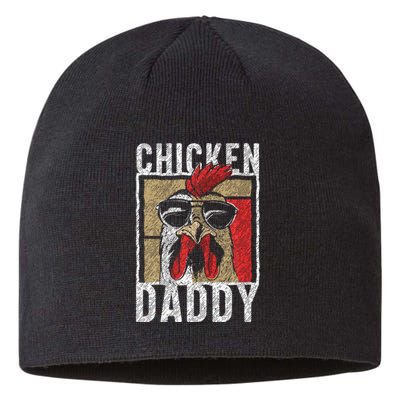 Chicken Daddy Chicken Farmer Father Of The Chicken Coop Sustainable Beanie