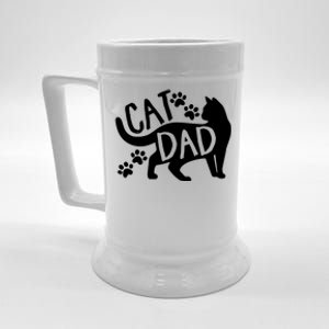 Cat Dad Cute FatherS Day Beer Stein