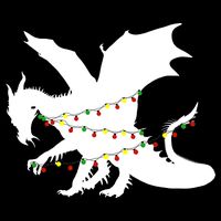 Christmas Dragon Backpack