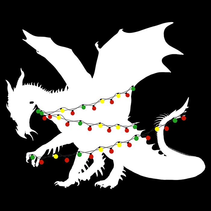 Christmas Dragon Backpack