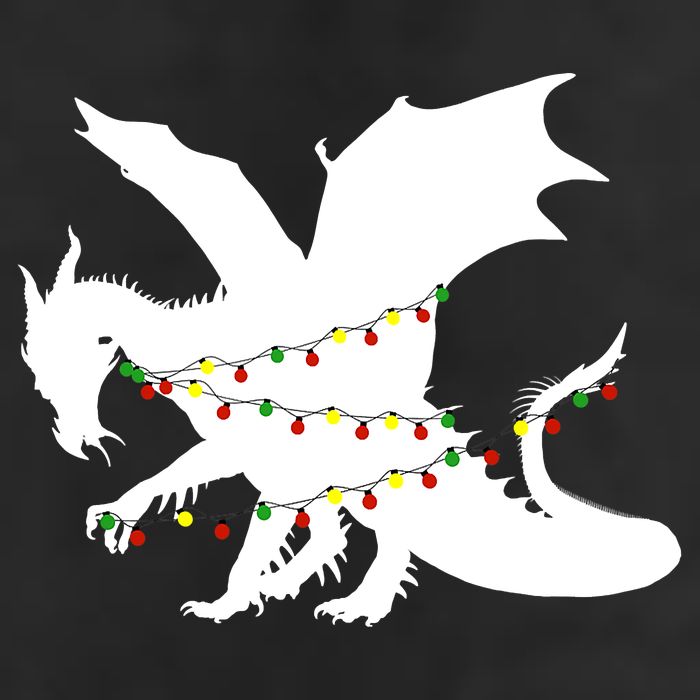 Christmas Dragon 25L Jumbo Tote