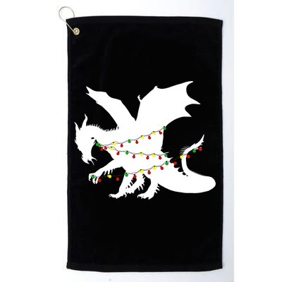 Christmas Dragon Golf Towel