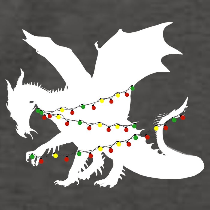 Christmas Dragon Vector Backpack