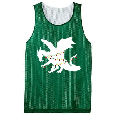 Christmas Dragon Mesh Reversible Basketball Jersey Tank