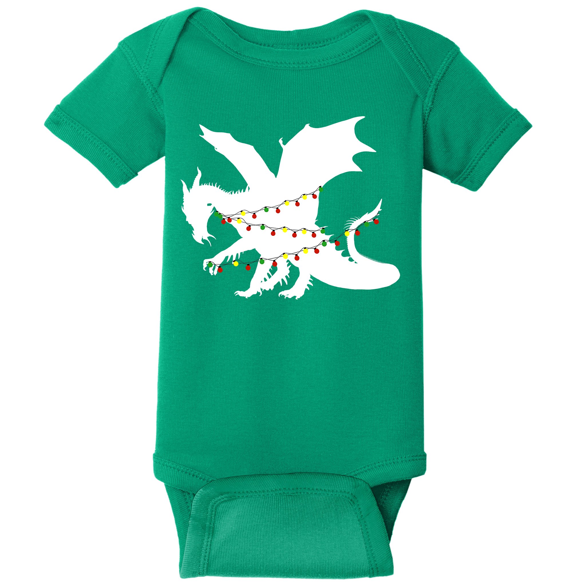 Christmas Dragon Baby Bodysuit