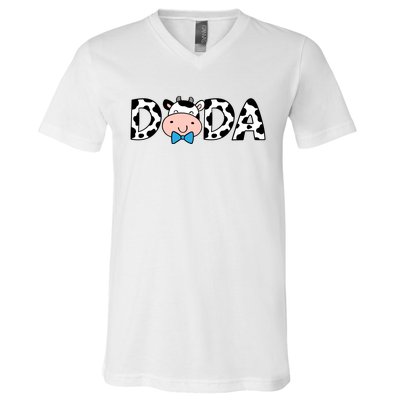 Cow Dada V-Neck T-Shirt