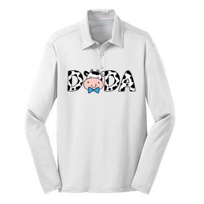 Cow Dada Silk Touch Performance Long Sleeve Polo