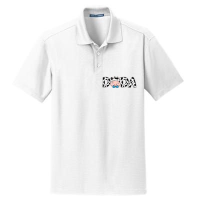 Cow Dada Dry Zone Grid Polo