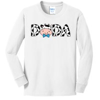 Cow Dada Kids Long Sleeve Shirt