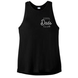 Cool Dads Club Pocket Logo Ladies PosiCharge Tri-Blend Wicking Tank