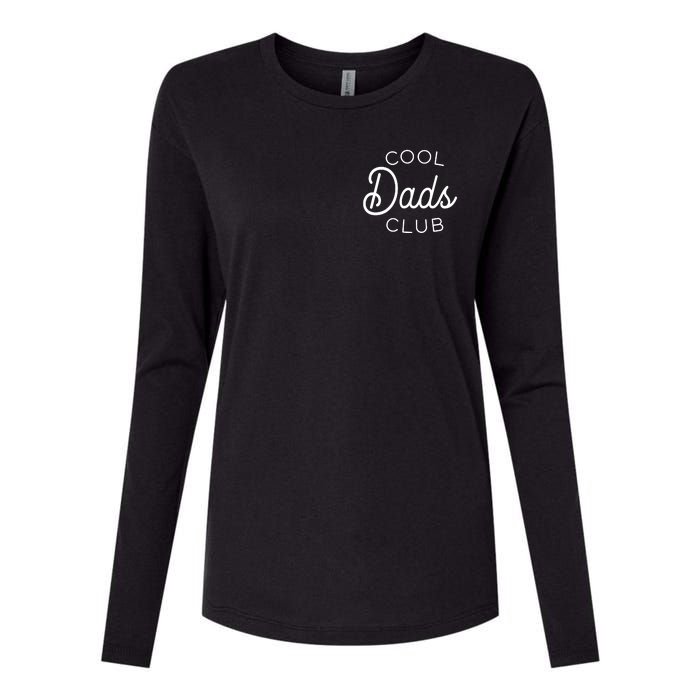 Cool Dads Club Pocket Logo Womens Cotton Relaxed Long Sleeve T-Shirt