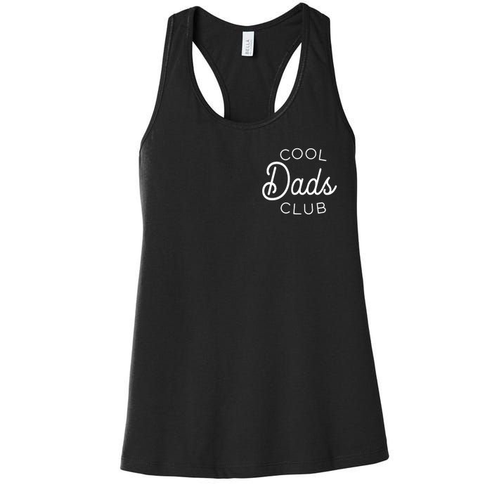 Cool Dads Club Pocket Logo Women's Racerback Tank