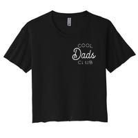 Cool Dads Club Pocket Logo Women's Crop Top Tee