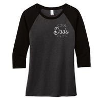 Cool Dads Club Pocket Logo Women's Tri-Blend 3/4-Sleeve Raglan Shirt