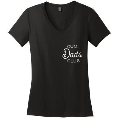 Cool Dads Club Pocket Logo Women's V-Neck T-Shirt