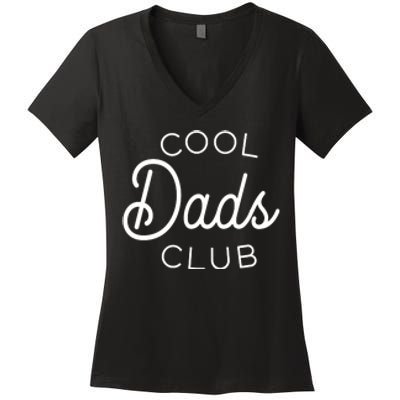 Cool Dads Club Pocket Logo Women's V-Neck T-Shirt